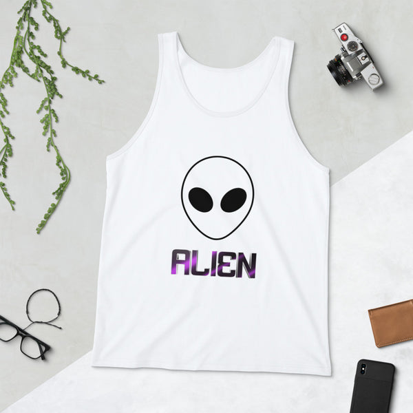 Purple Alien Tank Top