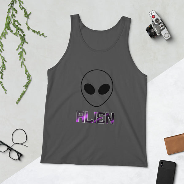 Purple Alien Tank Top