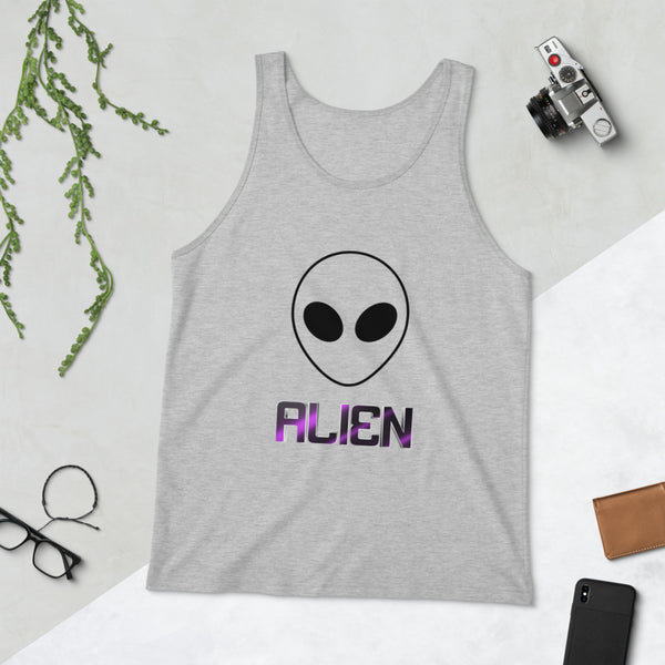 Purple Alien Tank Top