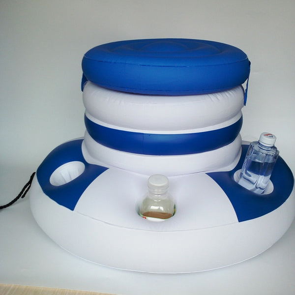 Inflatable Ice Bucket with Drink Holders