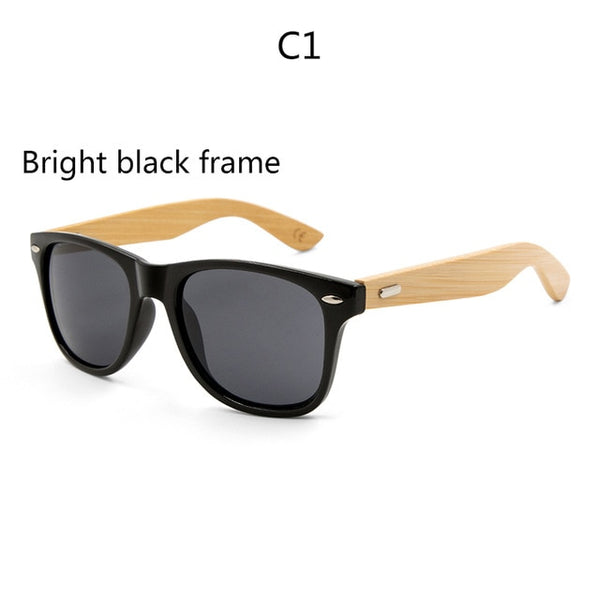 Retro Bamboo Sunglasses