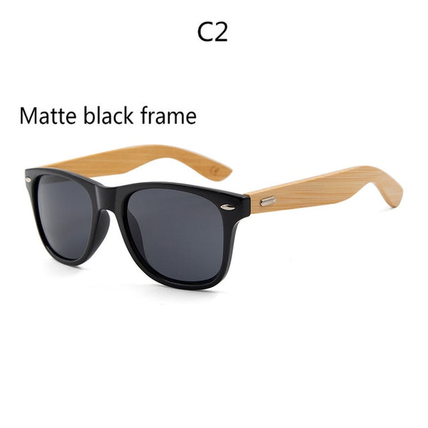 Retro Bamboo Sunglasses