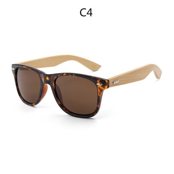 Retro Bamboo Sunglasses