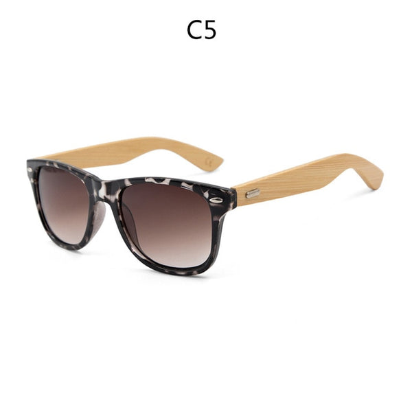 Retro Bamboo Sunglasses