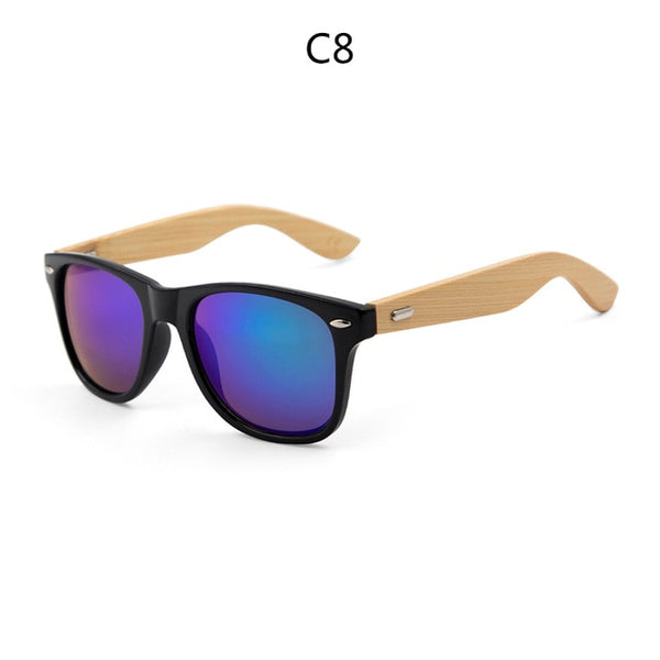 Retro Bamboo Sunglasses