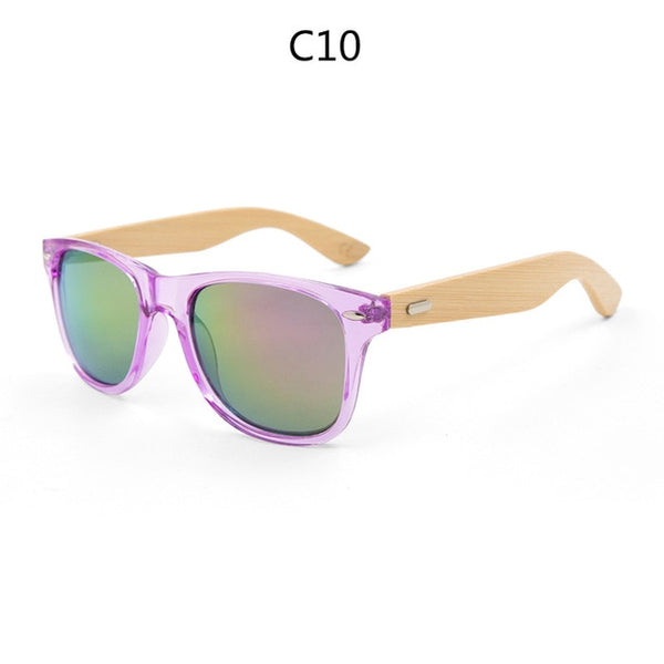 Retro Bamboo Sunglasses