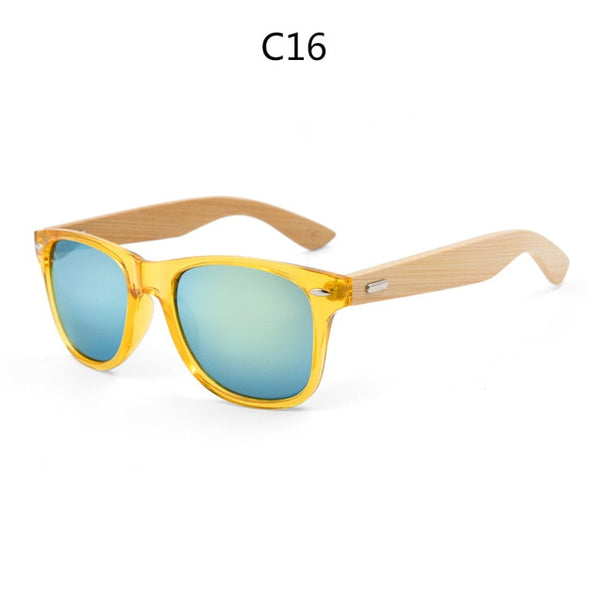 Retro Bamboo Sunglasses