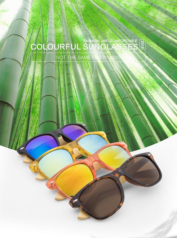 Retro Bamboo Sunglasses